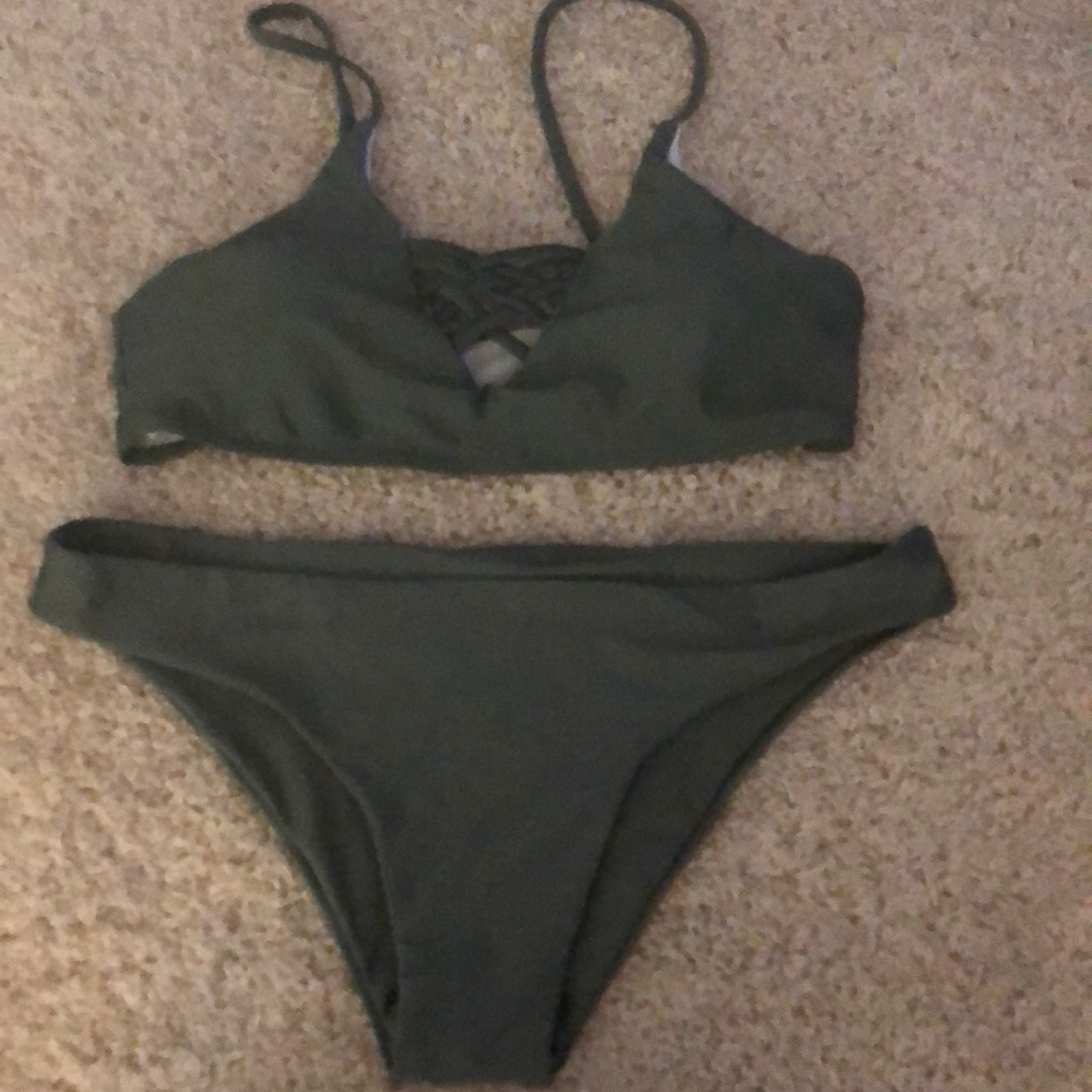 Green Bathing Suit